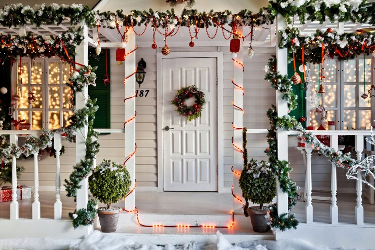 Framing the Doorway for christmas